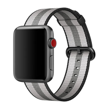 Curea Woven Nylon Apple Watch 49/45/44/42 mm Black - MQVR2ZM/A Originala - 0190198581266 - 1