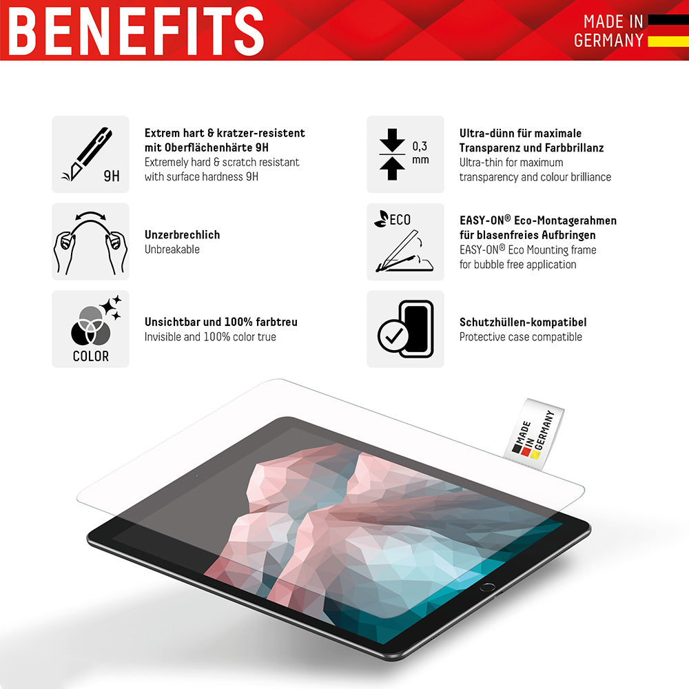 Folie Protectie Ecran Displex pt. iPad Mini 7 & 6 - Kit Montare la Zgarieturi 0.3 mm - 2