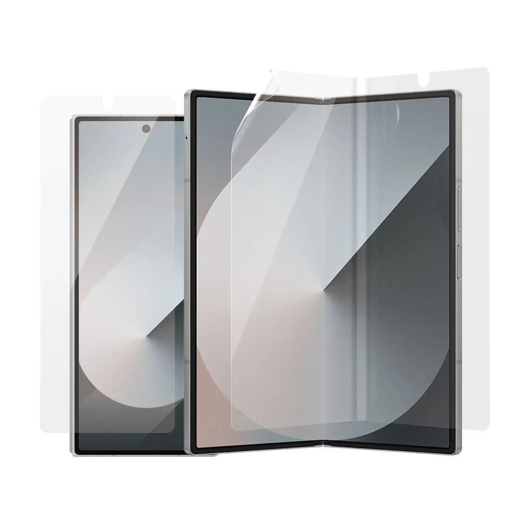 Folie Protectie Ecran PanzerGlass FlipFoldFlex pt. Samsung Galaxy Z Fold 6 - Ultra Wide Fit Self-Healing Platinum Strength la Zgarieturi