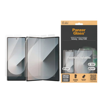 Folie Protectie Ecran PanzerGlass FlipFoldFlex pt. Samsung Galaxy Z Fold 6 - Ultra Wide Fit Self-Healing Platinum Strength la Zgarieturi