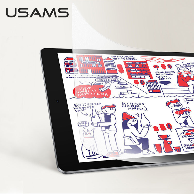 Folie Protectie Ecran USAMS Paper-like - iPad 9 8 & 7 Pro 10.5 Air 3 (2019) - BH680ZLMXX01 - 6958444972947 - 4