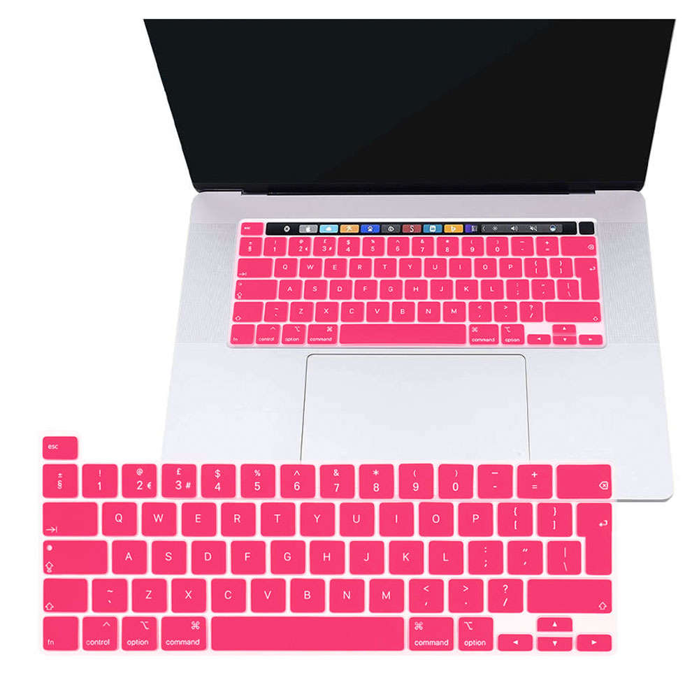 Folie Protectie Tastatura Alogy MacBook Pro 13 / 16 2019-2020 (A2141/ A2251/ A2289/ A2338) - Pink - 5907765680568 - 13918 - 12