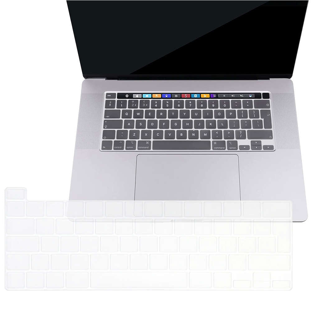 Folie Protectie Tastatura Alogy MacBook Pro 13 / 16 2019-2020 (A2141/ A2251/ A2289/ A2338) - Transparent - 5907765662748 - 1