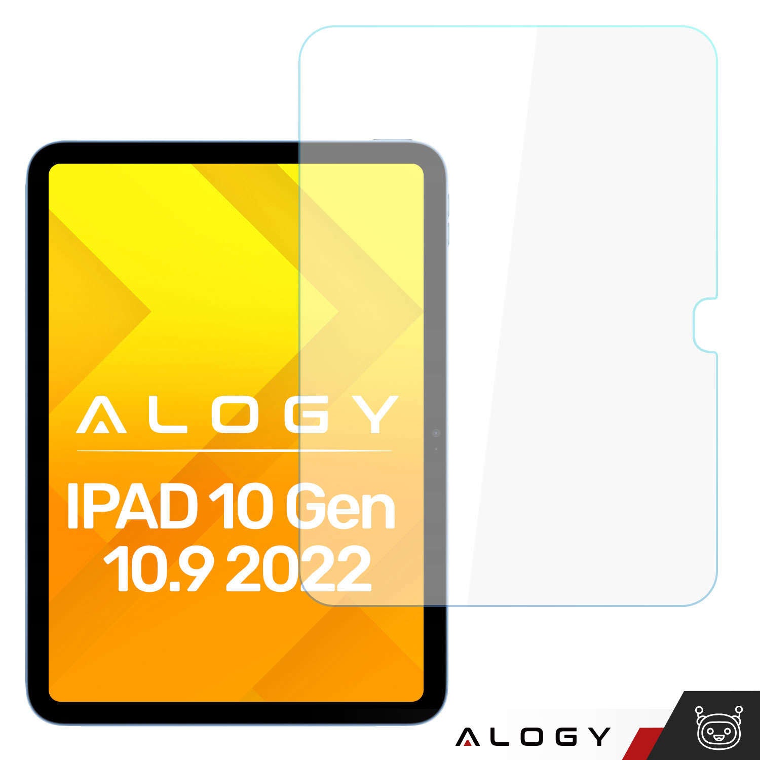 Folie Sticla Securizata 9H Alogy Ecran pt. iPad 10 (2022) 10.9’’ - 5905601801108 - 2