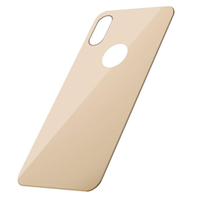 Folie Sticla Securizata Curbata Spate 0.3mm Baseus pt. iPhone XS & X - SGAPIPH58-BM0V - 6953156280656 - 6