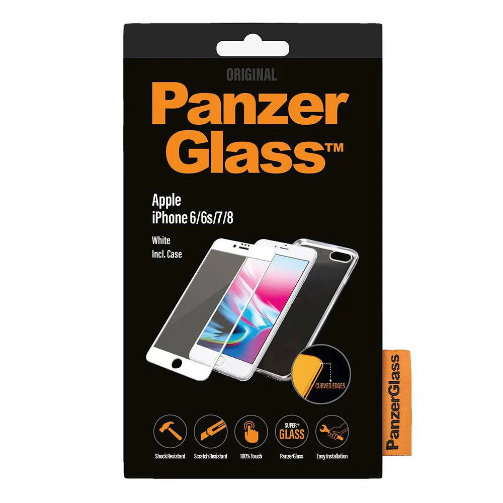 Folie Sticla Securizata Ecran PanzerGlass pt. iPhone SE 2022 / 2020 / 8 / 7 / 6s / 6 - Protectie la Zgarieturi & Socuri Super+ Glass