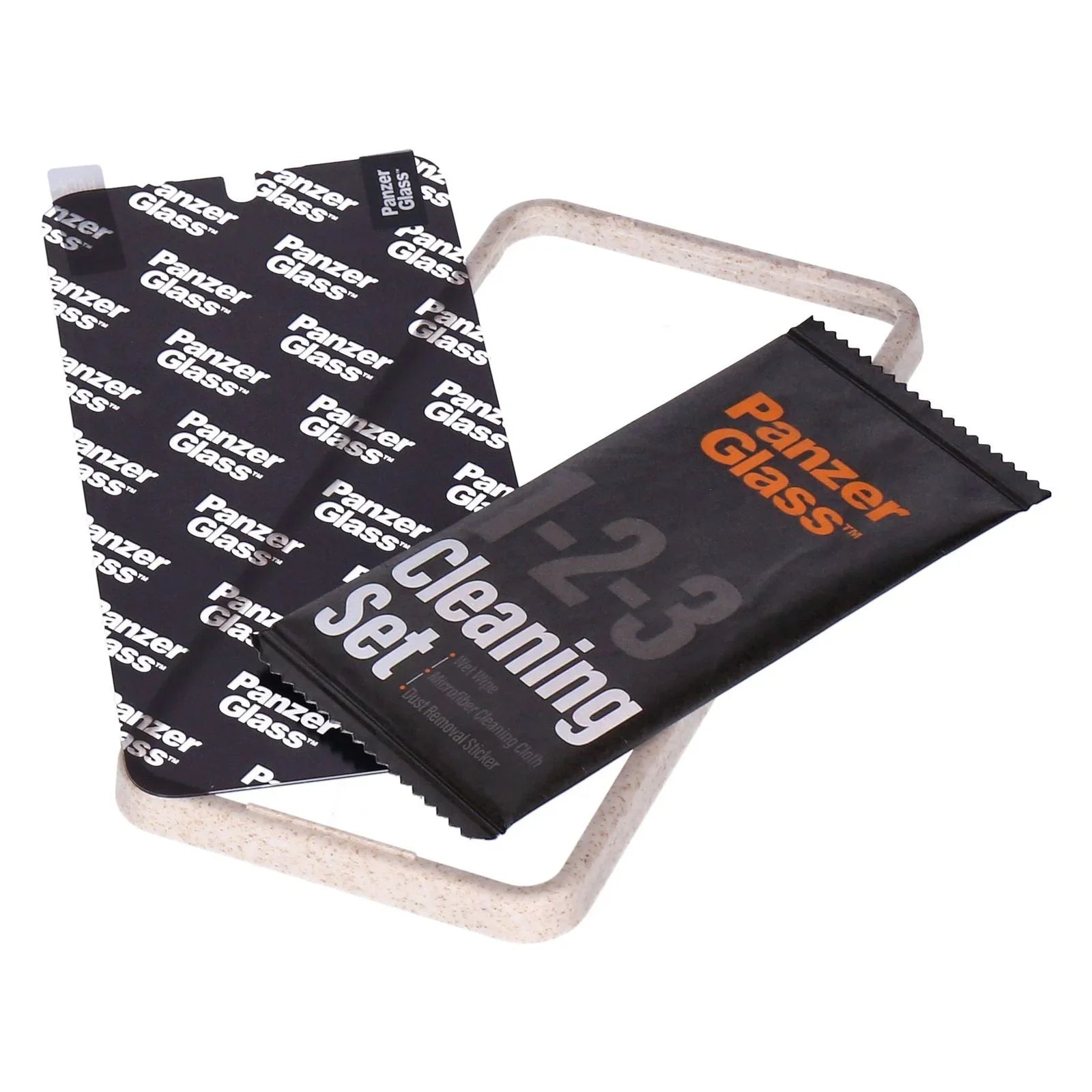 Folie Sticla Securizata Ecran PanzerGlass Re:fresh pt. Samsung Galaxy A55 - Ultra Wide Fit Kit Montare Platinum Strength Protectie