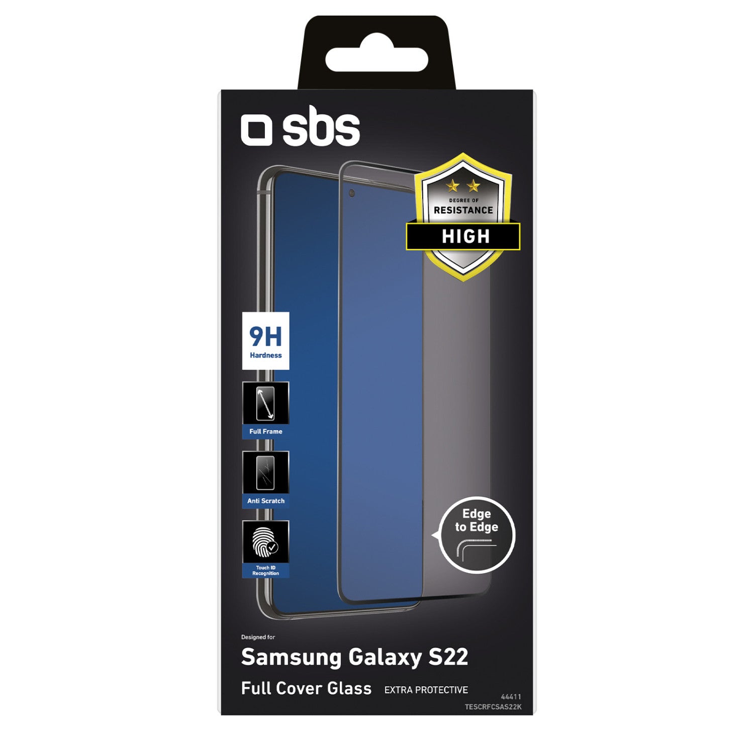 Folie Sticla Securizata Ecran SBS Full Cover Glass pt. Samsung Galaxy S22 & S23 Compatibil cu Amprenta Rezistenta High Protectie Zgarieturi