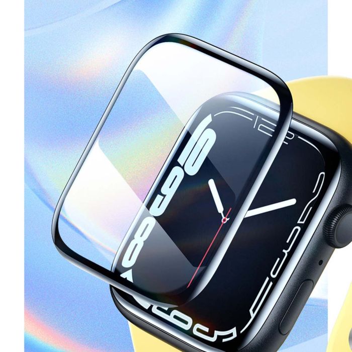 Folie Sticla Securizata Flexibila 2 buc. Baseus iWatch Crystal 0.2 mm Ecran Curbat pt. Apple Watch 8 / 7 45 - SGWJ010301 - 6932172618964 - 9