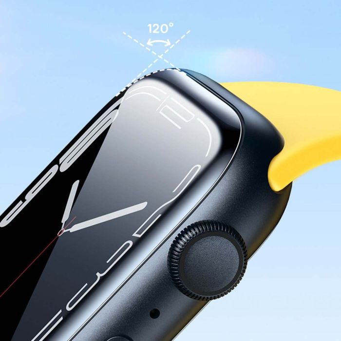 Folie Sticla Securizata Flexibila Baseus iWatch Crystal 0.2 mm Ecran Curbat pt. Apple Watch SE / 6 / 5 / 4 40 - SGWJ010401 - 6932172618971