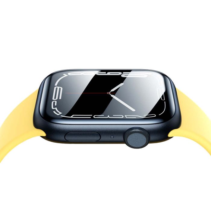 Folie Sticla Securizata Flexibila Baseus iWatch Crystal 0.2 mm Ecran Curbat pt. Apple Watch SE / 6 / 5 / 4 40 - SGWJ010401 - 6932172618971