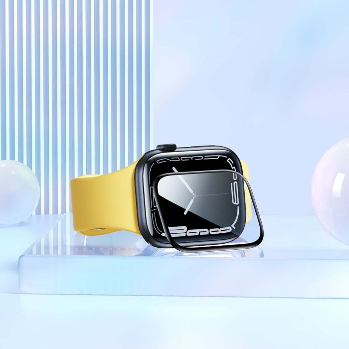 Folie Sticla Securizata Flexibila Baseus iWatch Crystal 0.2 mm Ecran Curbat pt. Apple Watch SE / 6 / 5 / 4 40 - SGWJ010401 - 6932172618971