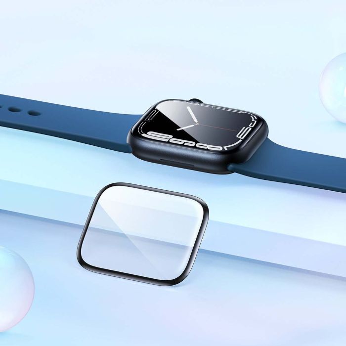 Folie Sticla Securizata Flexibila Baseus iWatch Crystal 0.2 mm Ecran Curbat pt. Apple Watch SE / 6 / 5 / 4 40 - SGWJ010401 - 6932172618971
