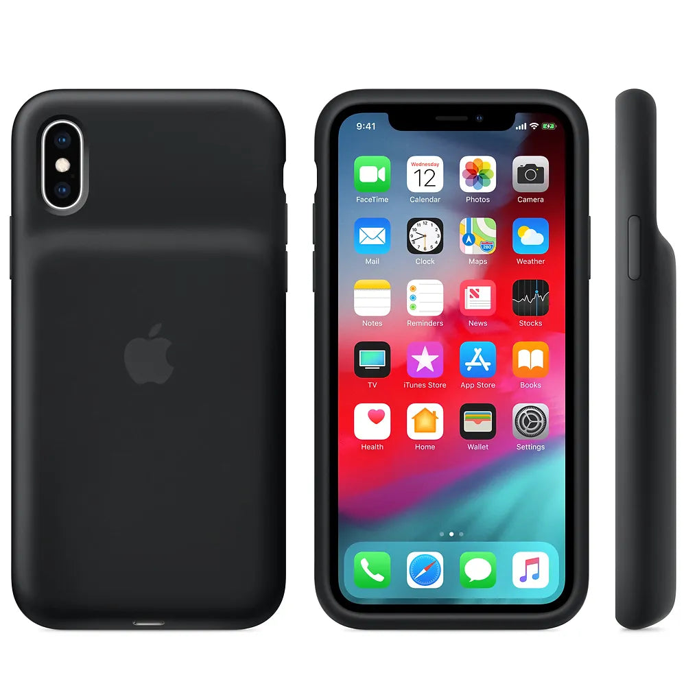 Husa Apple Smart Battery pt. iPhone XS & X Black - MRXK2ZM/A Incarcare Wireless Originala Resigilat - 190198768063 - 1