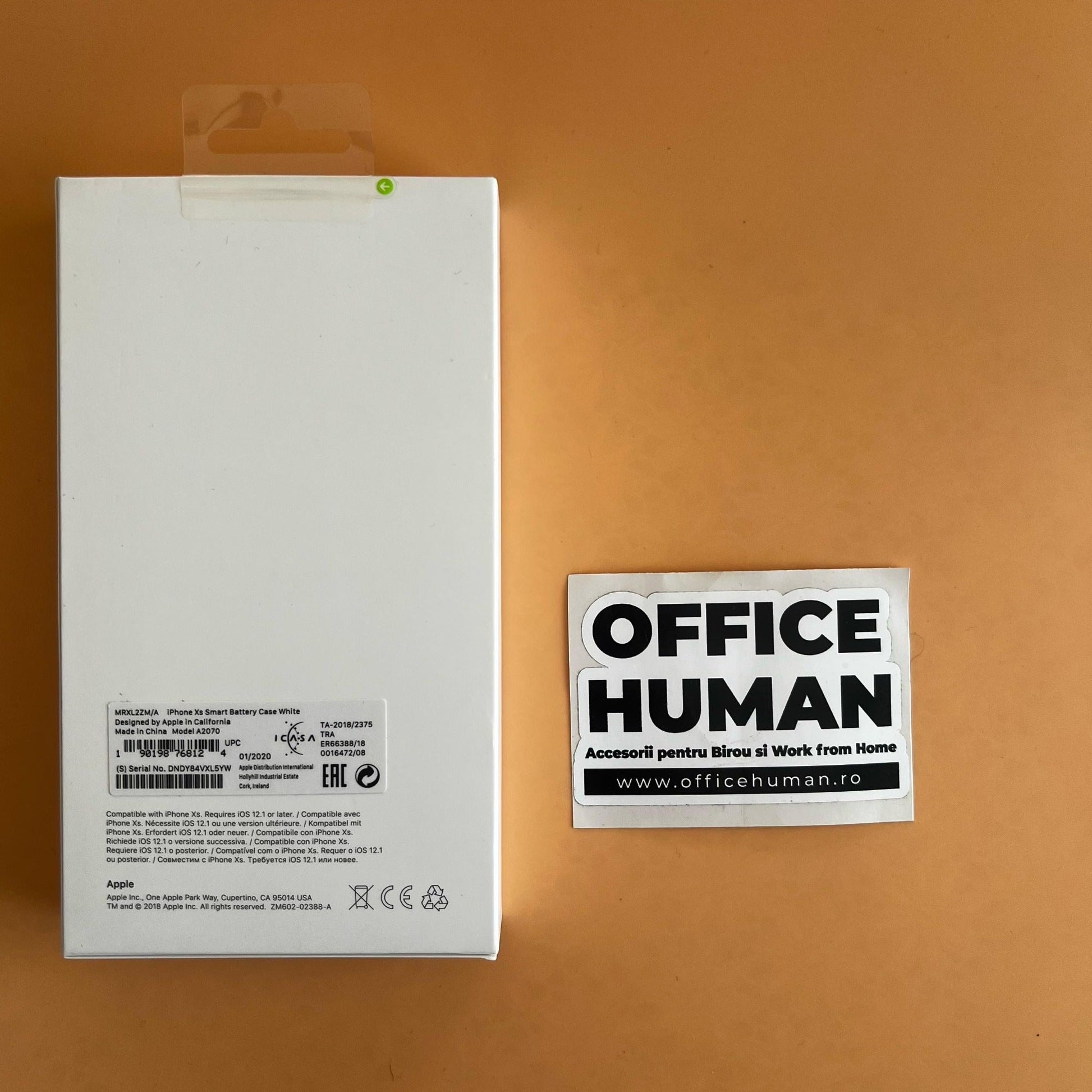 Husa Apple Smart Battery pt. iPhone XS & X White - MRXL2ZM/A Incarcare Wireless Originala - 190198768124 - 6
