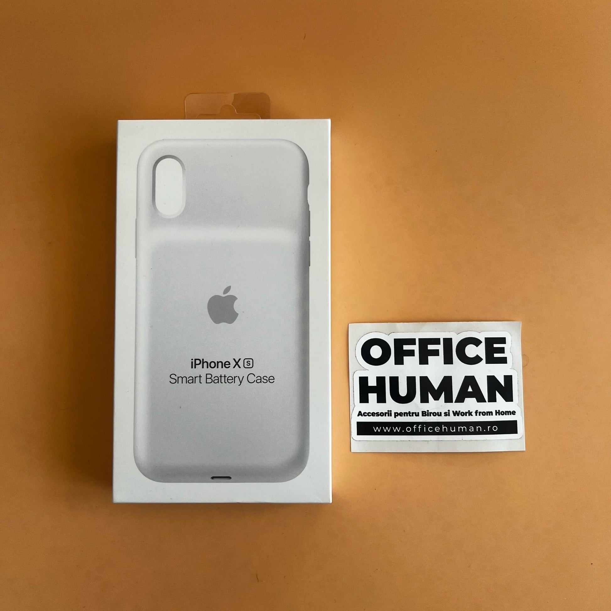 Husa Apple Smart Battery pt. iPhone XS & X White - MRXL2ZM/A Incarcare Wireless Originala - 190198768124 - 5
