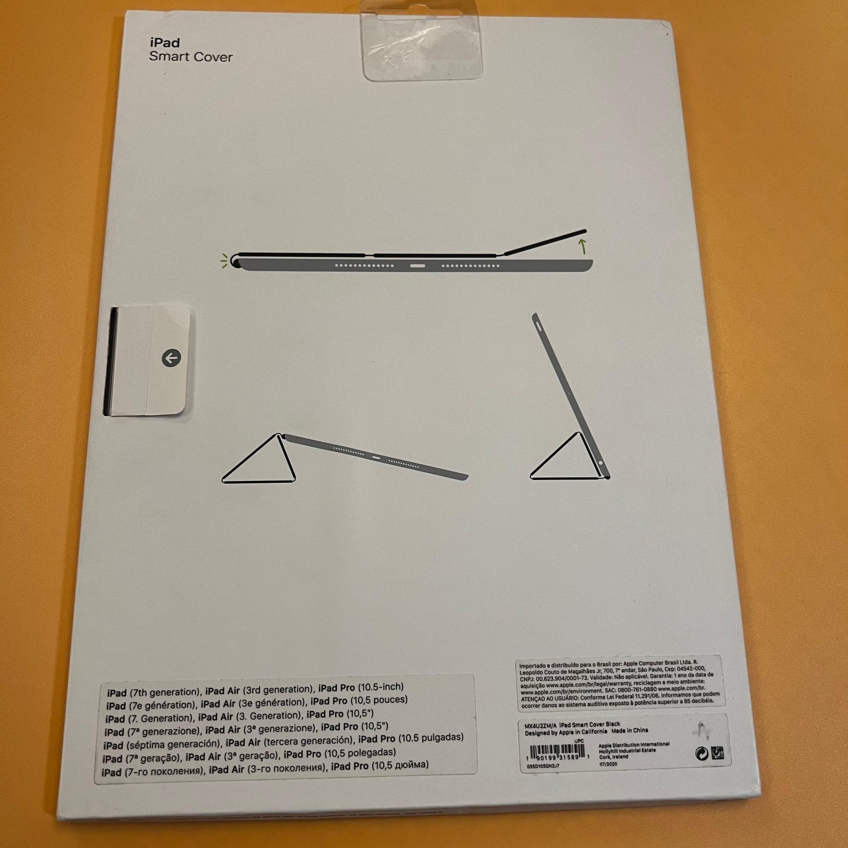 Husa Apple Smart Cover pt. iPad 9 8 & 7 Pro 10.5 Air 3 (2019) Black - MX4U2ZM/A Originala Resigilat - 190199315891 - 6