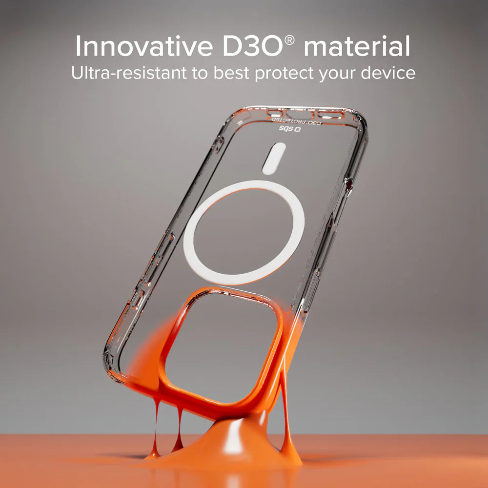 Husa Clear SBS Extreme Mag pt. iPhone 15 Pro Tehnologie D3O MagSafe Protectie Impact - TED30MAGCOVIP1561P - 8018417467837 - 10