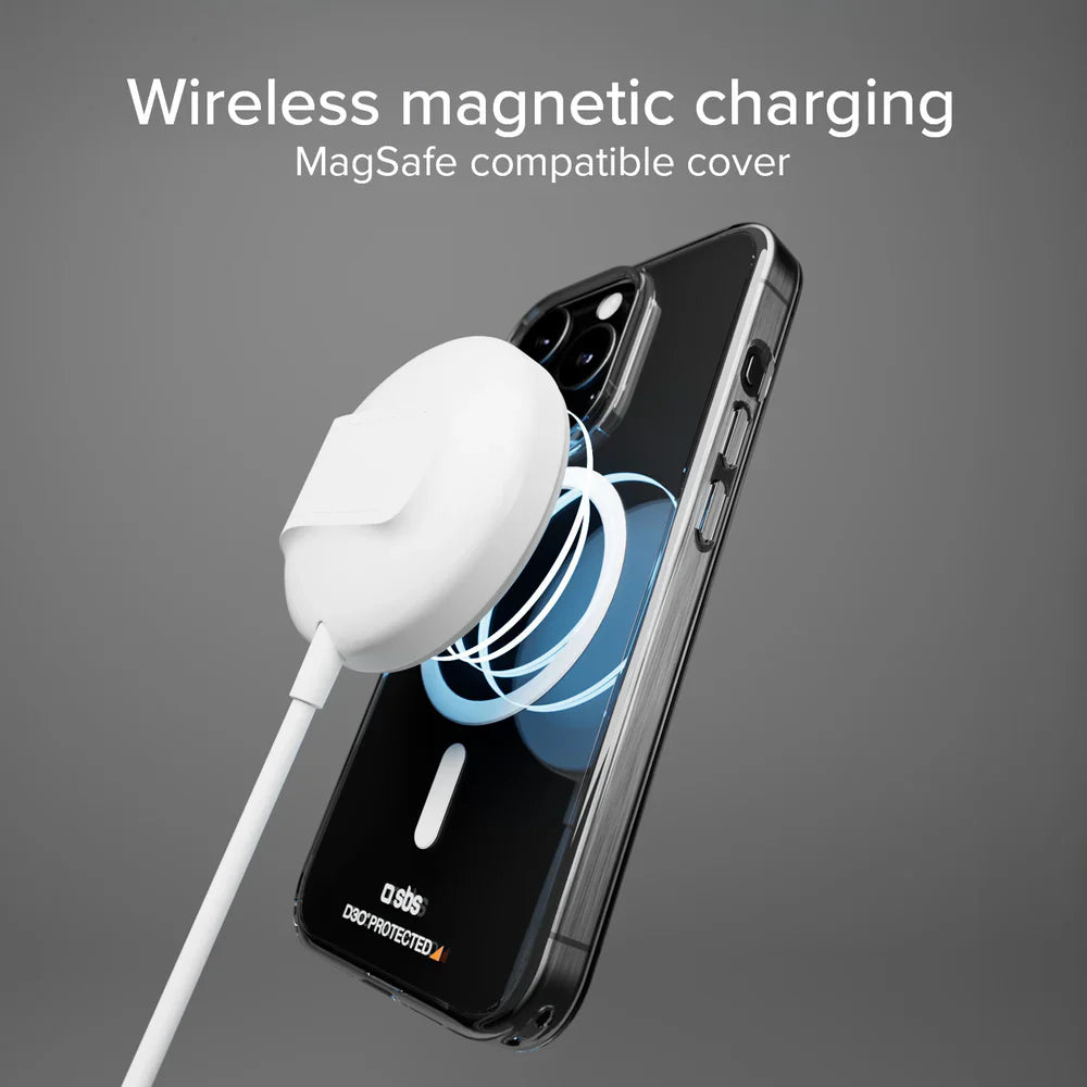 Husa Clear SBS Extreme Mag pt. iPhone 15 Pro Tehnologie D3O MagSafe Protectie Impact - TED30MAGCOVIP1561P - 8018417467837 - 9