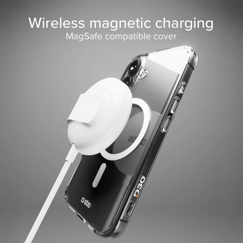 Husa Clear SBS Extreme Mag pt. iPhone 16 Plus Tehnologie D3O MagSafe Protectie Impact - TED30MAGCOVIP1667 - 8018417482694 - 8