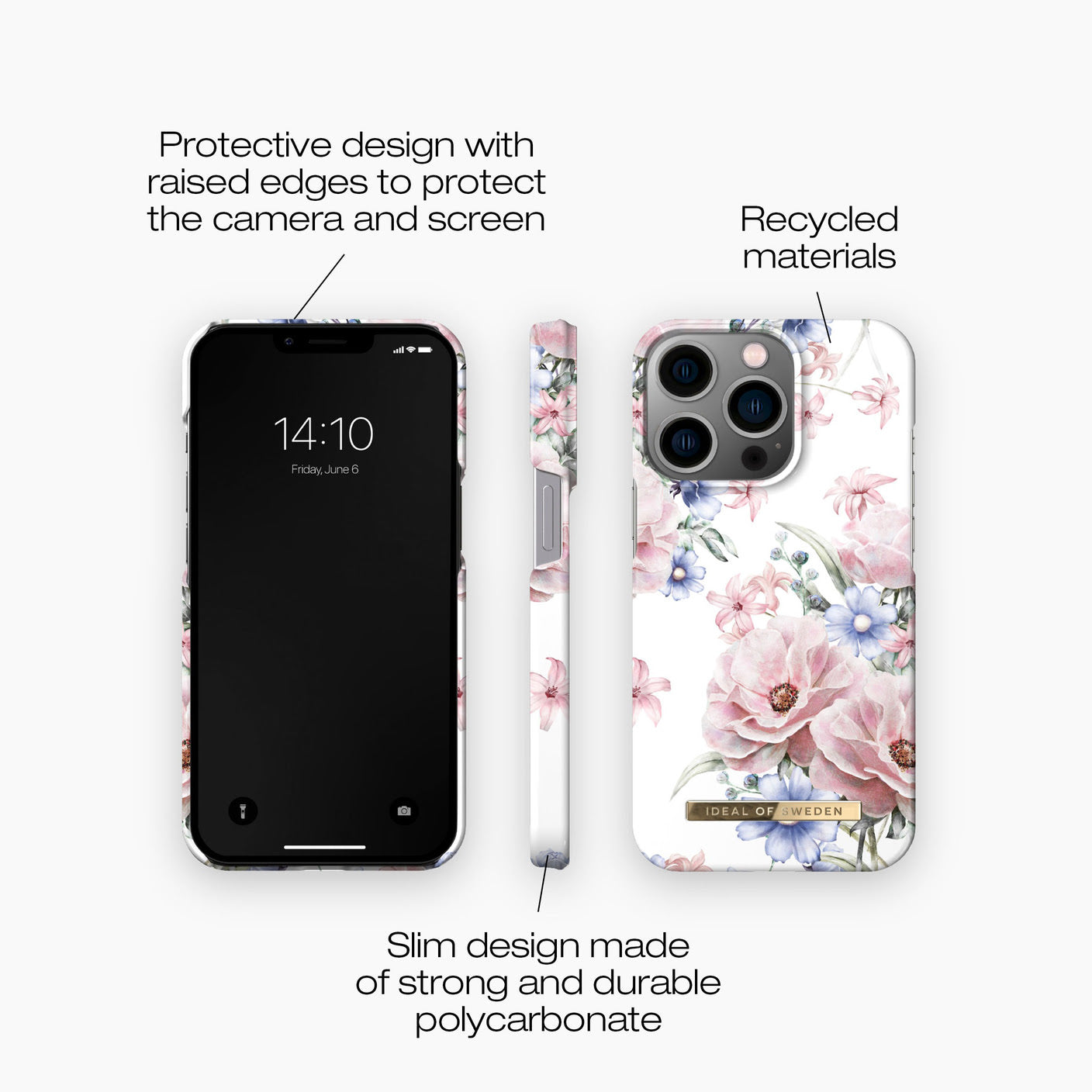 Husa iDeal of Sweden pt. iPhone 14 Pro MagSafe Floral Romance IDFCMTE22 I2261P 58 7340205166129 2