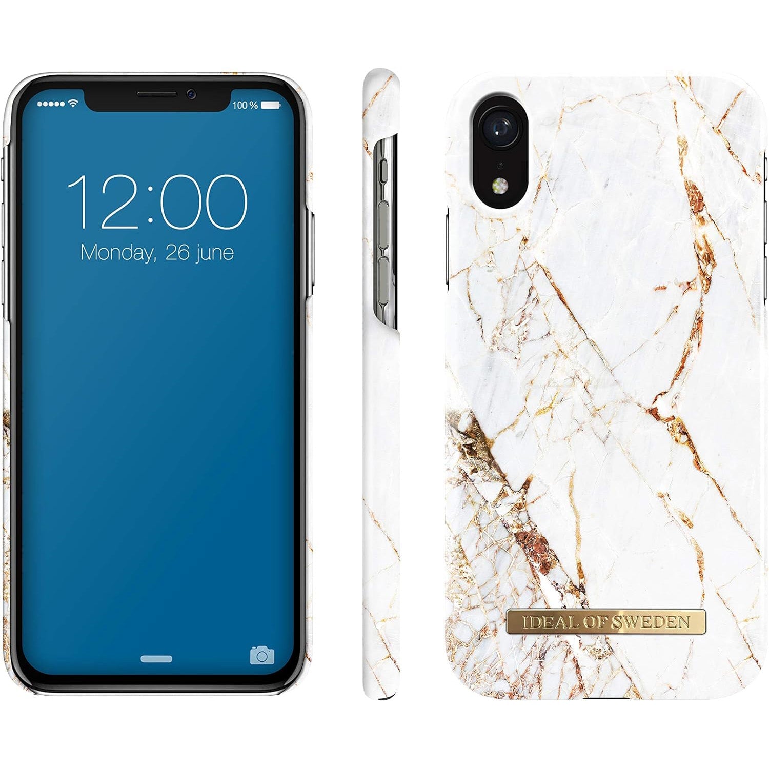 Husa iDeal of Sweden pt. iPhone XR - Carrara Gold - IDFCA16-I1861-46 - 815835032726 - 2