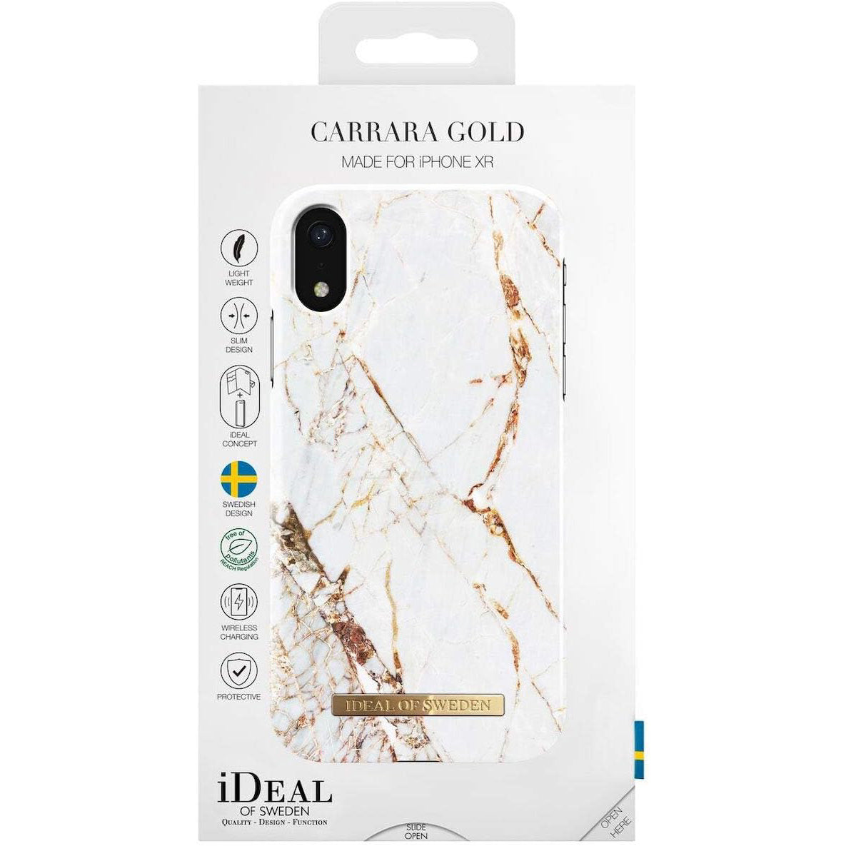 Husa iDeal of Sweden pt. iPhone XR - Carrara Gold - IDFCA16-I1861-46 - 815835032726 - 4