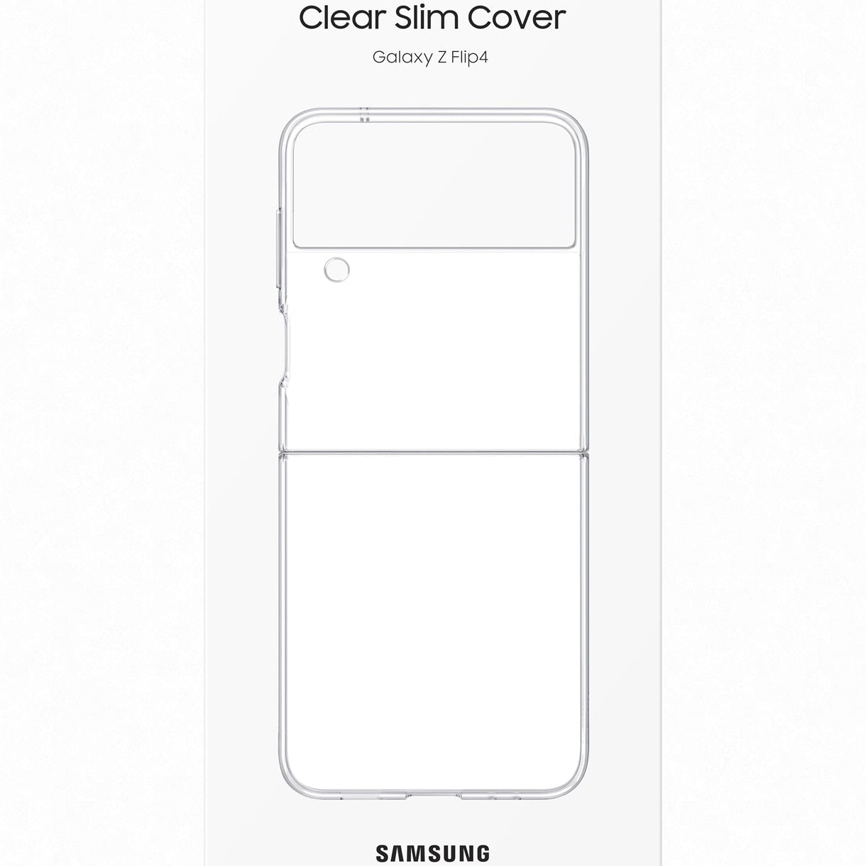 Husa Originala Clear Slim Cover pt. Samsung Galaxy Z Flip 4 EF-QF721 - EF-QF721CTEGWW - 8806094505788 - 7