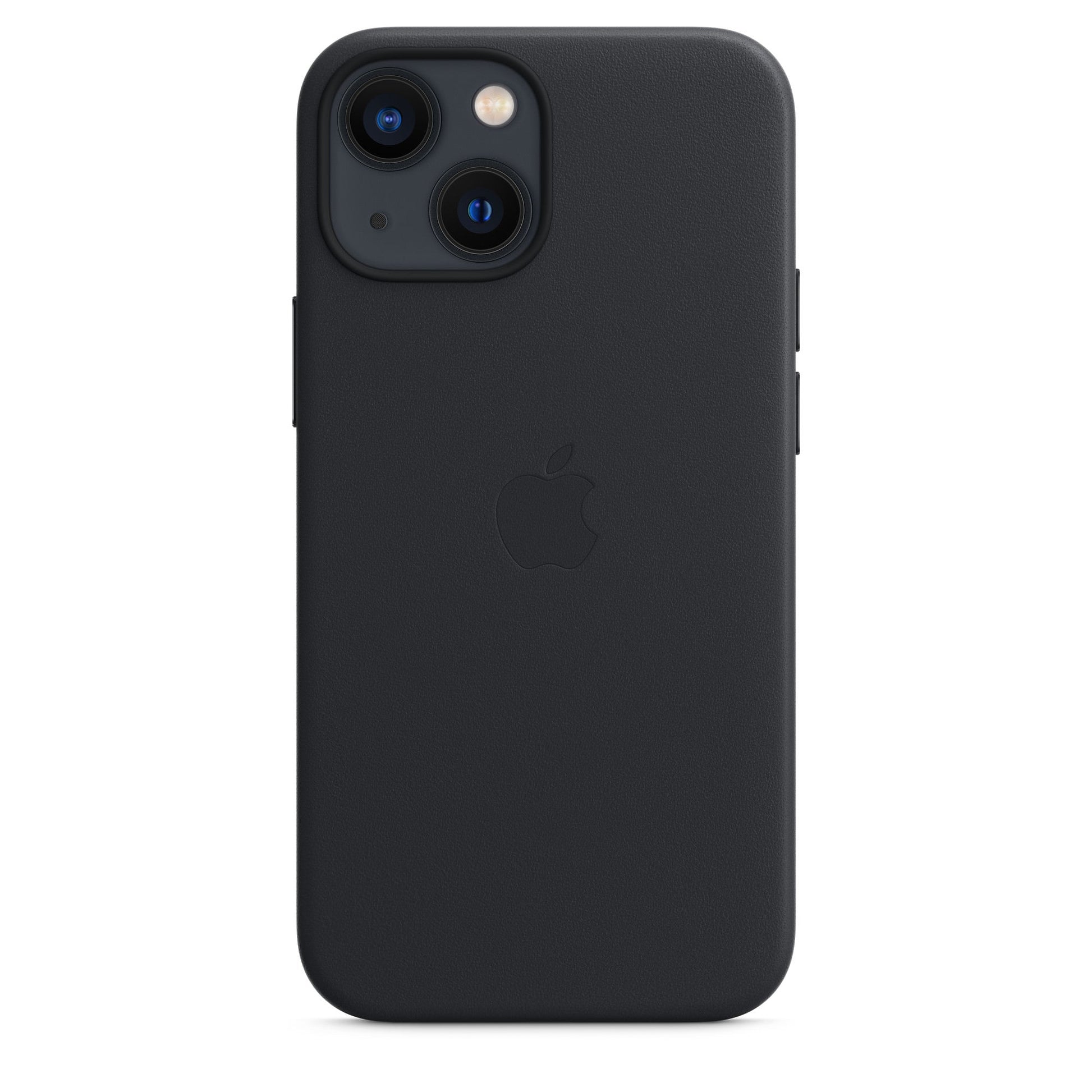 Husa Originala Piele Naturala Apple MM0M3ZM/A MagSafe - iPhone 13 Mini Midnight - 194252779811 - 2