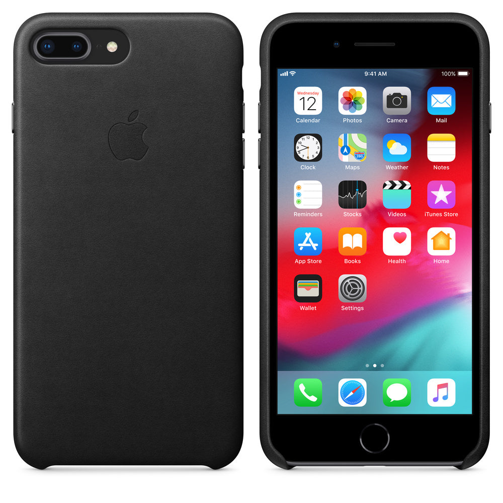 Husa Originala Piele Naturala Apple MQHM2ZM/A - iPhone 8 Plus / 7 Black - 190198496874 - 3