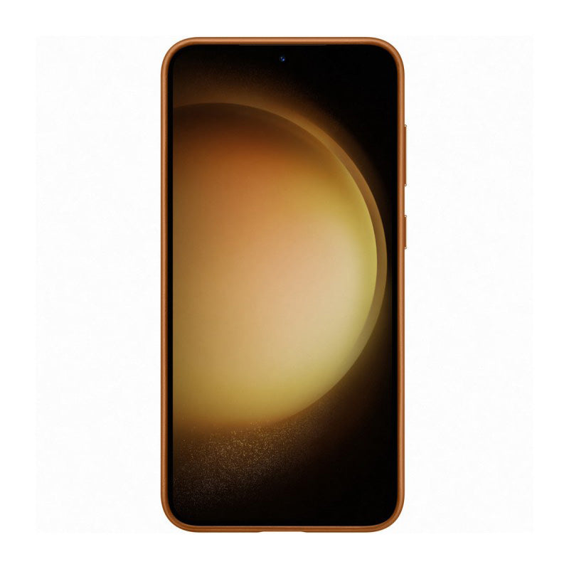 Husa Originala Piele Naturala Samsung Galaxy S23 Plus EF-VS916 Resigilat - Camel - EF-VS916LAEGWW - 8806094770407 - 5