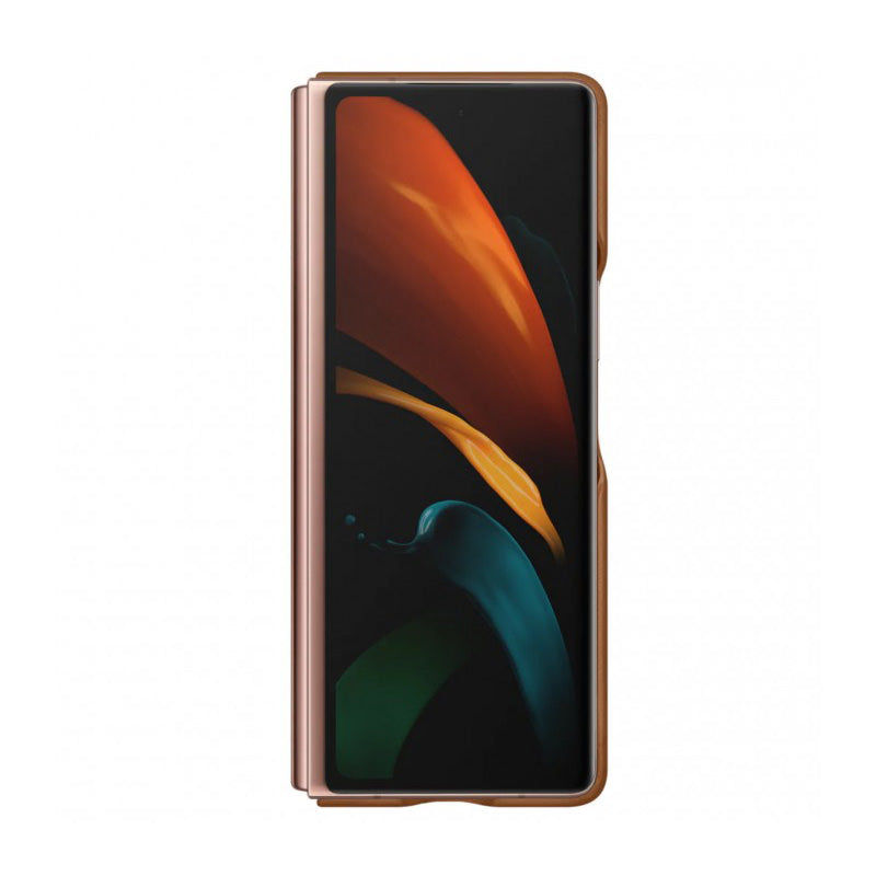 Husa Originala Piele Naturala Samsung pt. Galaxy Z Fold 2 EF-VF916 Resigilat - Brown - EF-VF916LAEGEU - 8806090612442 - 5