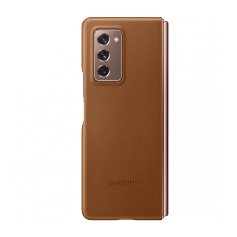Husa Originala Piele Naturala Samsung pt. Galaxy Z Fold 2 EF-VF916 Resigilat - Brown - EF-VF916LAEGEU - 8806090612442 - 3