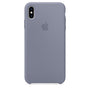 Husa Silicon Apple pt. iPhone XS Max, Lavender Grey - MTFH2ZM/A, Originala 