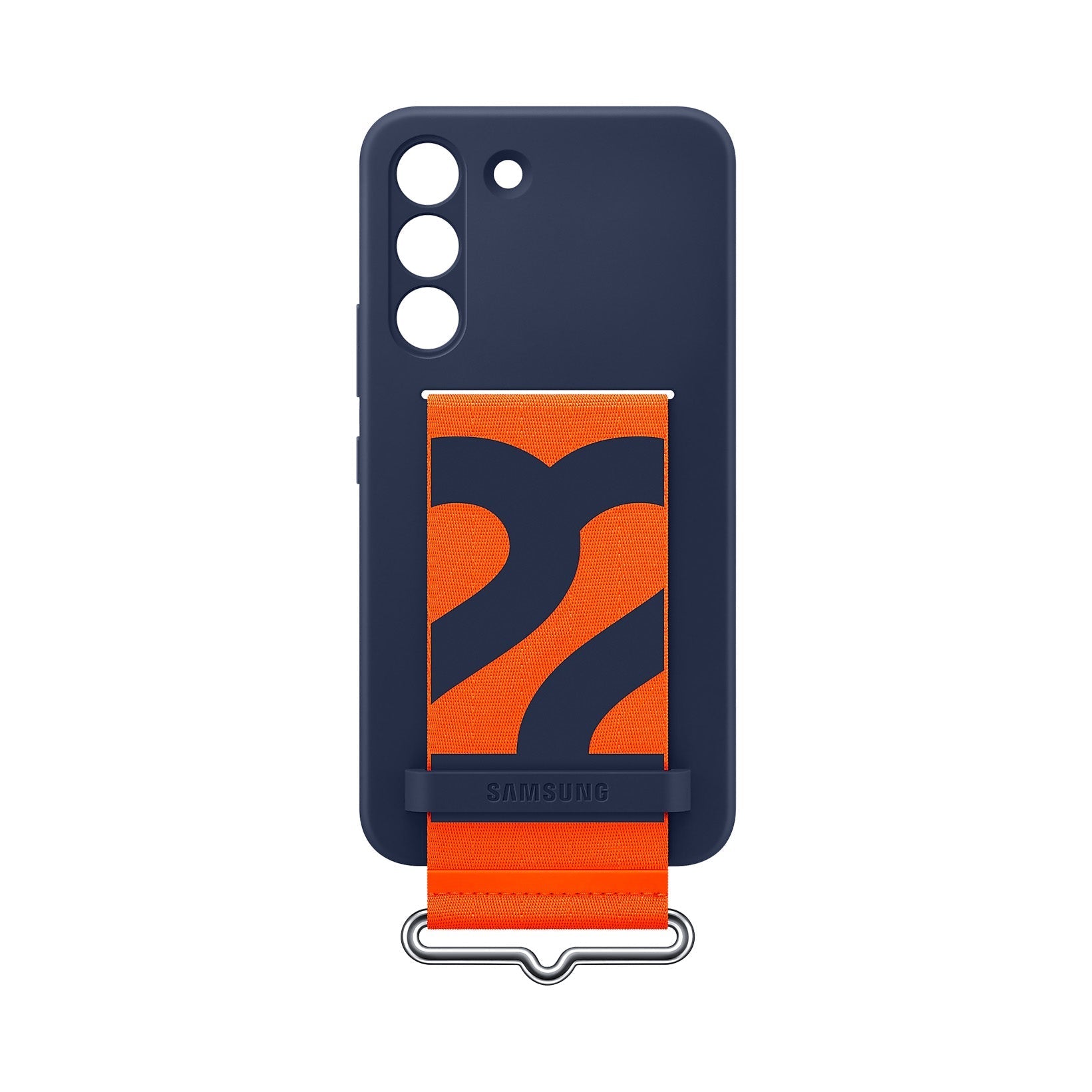 Husa Originala Silicone Cover with Strap pt. Samsung Galaxy S22 EF-GS901 - Navy - EF-GS901TNEGWW - 8806094003574 - 5