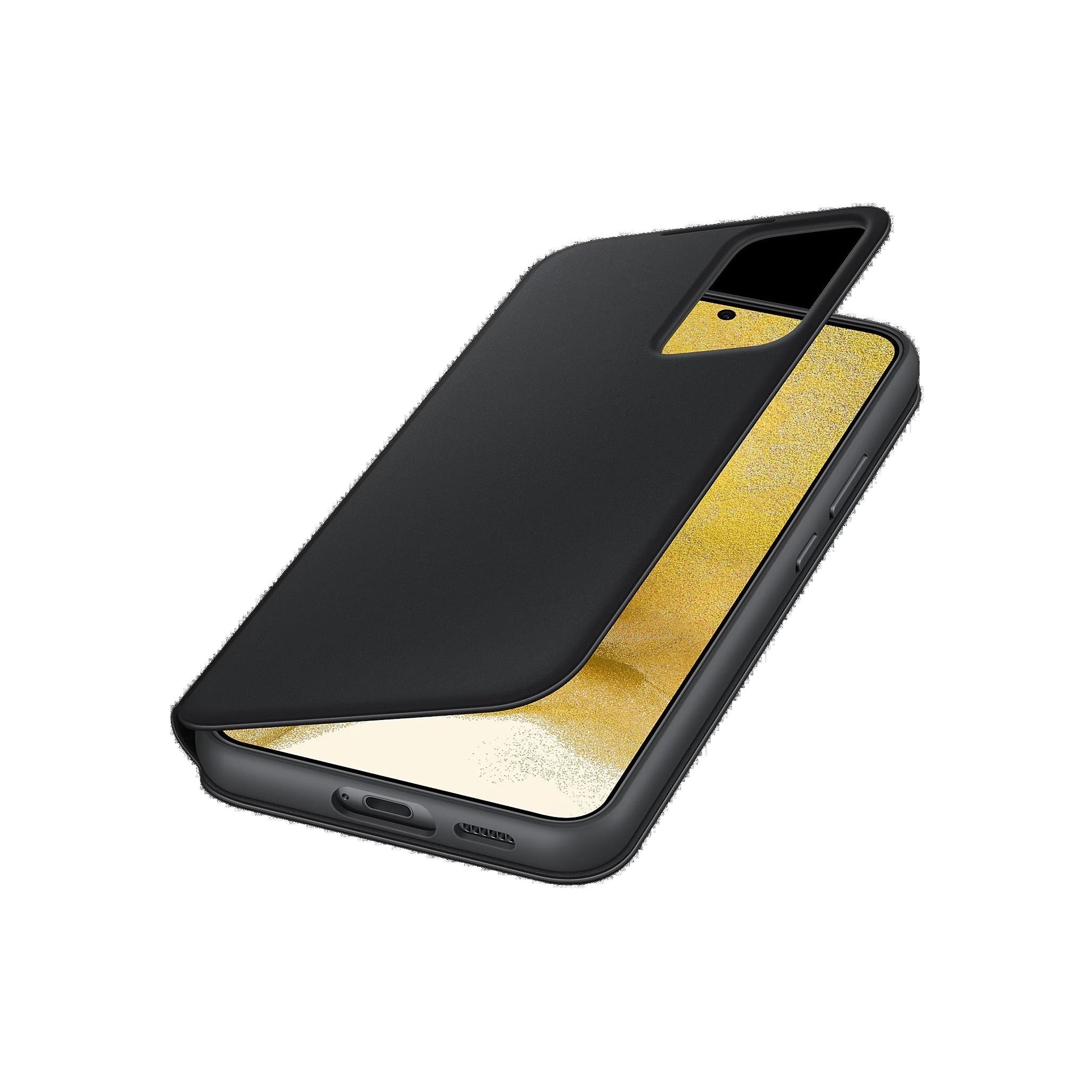 Husa Originala Smart Clear View Cover pt. Samsung Galaxy S22 Plus EF-ZS906 - Protectie anti-microbiana - EF-ZS906CBEGEW - 8806094000887 - 4