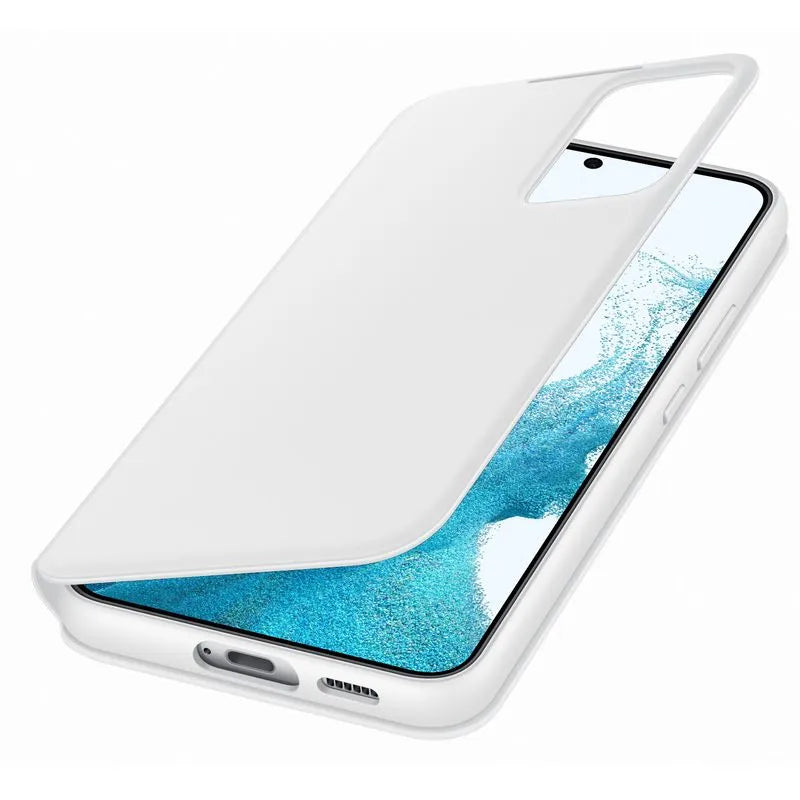 Husa Originala Smart Clear View Cover pt. Samsung Galaxy S22 Plus EF-ZS906 - Protectie anti-microbiana - EF-ZS906CBEGEW - 8806094000887 - 12