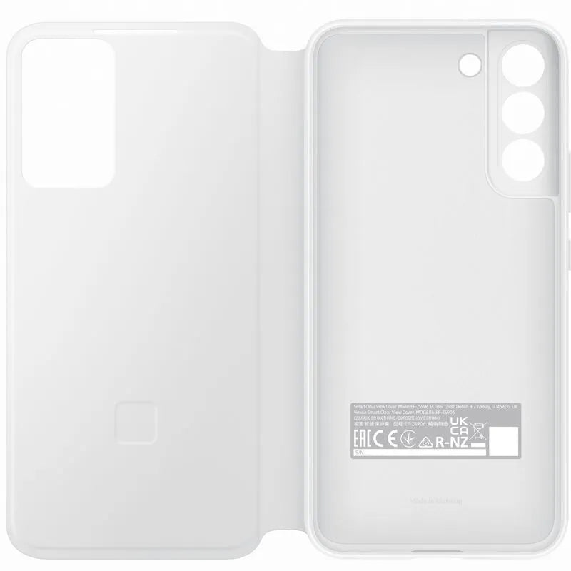 Husa Originala Smart Clear View Cover pt. Samsung Galaxy S22 Plus EF-ZS906 - Protectie anti-microbiana - EF-ZS906CBEGEW - 8806094000887 - 10