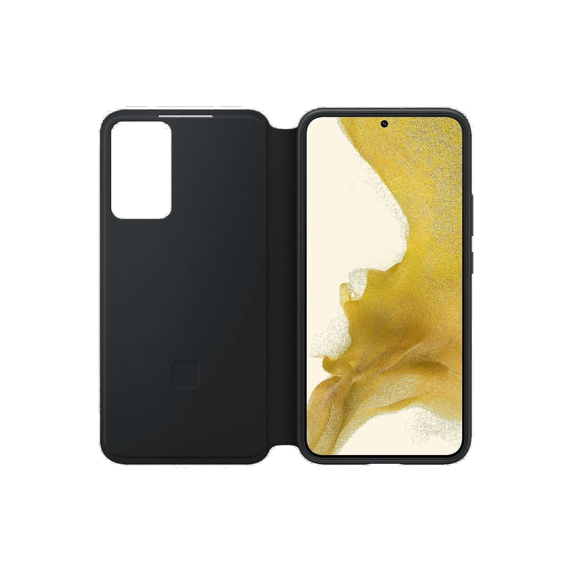 Husa Originala Smart Clear View Cover pt. Samsung Galaxy S22 Plus EF-ZS906 - Protectie anti-microbiana - EF-ZS906CBEGEW - 8806094000887 - 2