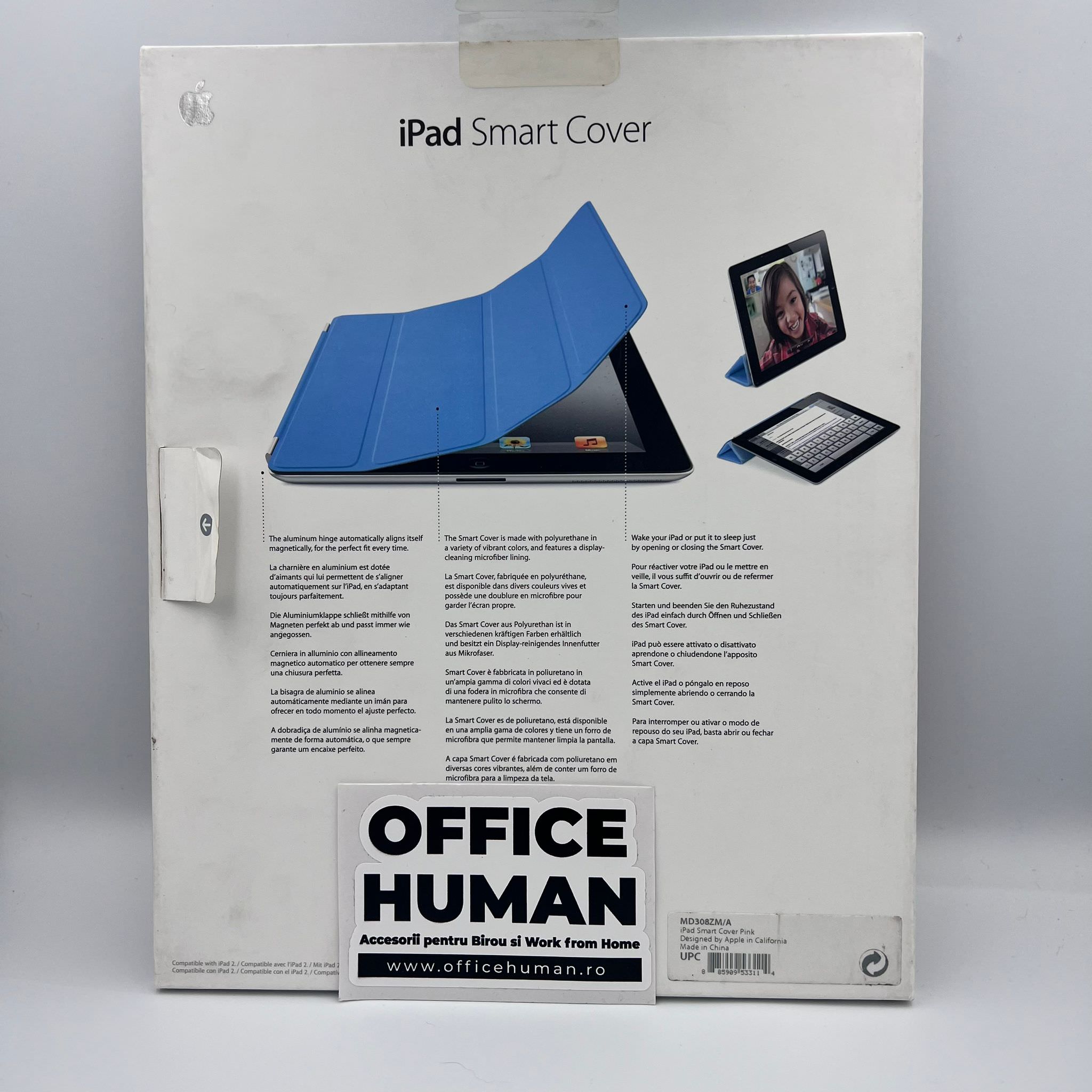 Husa Originala Smart Cover Apple MD308ZM/A - iPad 4 / 3 / 2 Pink Resigilat - 885909533114 - 7