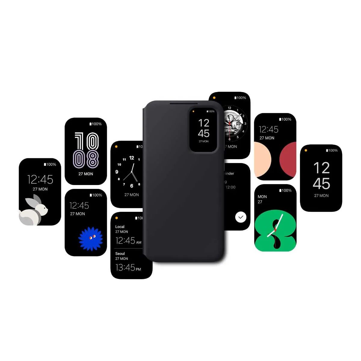 Husa Originala Smart View Wallet pt. Samsung Galaxy S23 FE EF-ZS711 - White - EF-ZS711CWEGWW - 8806095244471 - 6