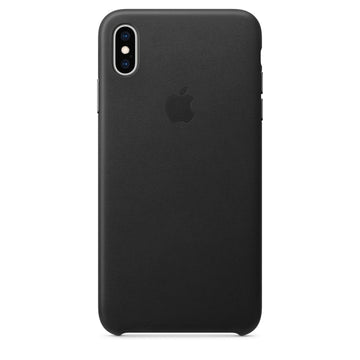 Husa Piele Naturala Apple pt. iPhone XS Max Black - MRWT2ZM/A Originala Resigilat - MRWT2ZM/A-A - 190198763464 - 1