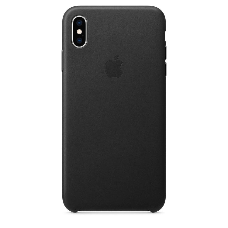 Husa Piele Naturala Apple pt. iPhone XS Max Black - MRWT2ZM/A Originala Resigilat - MRWT2ZM/A-A - 190198763464 - 1