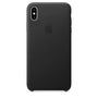 Husa Piele Naturala Apple pt. iPhone XS Max, Black - MRWT2ZM/A, Originala, Resigilat 