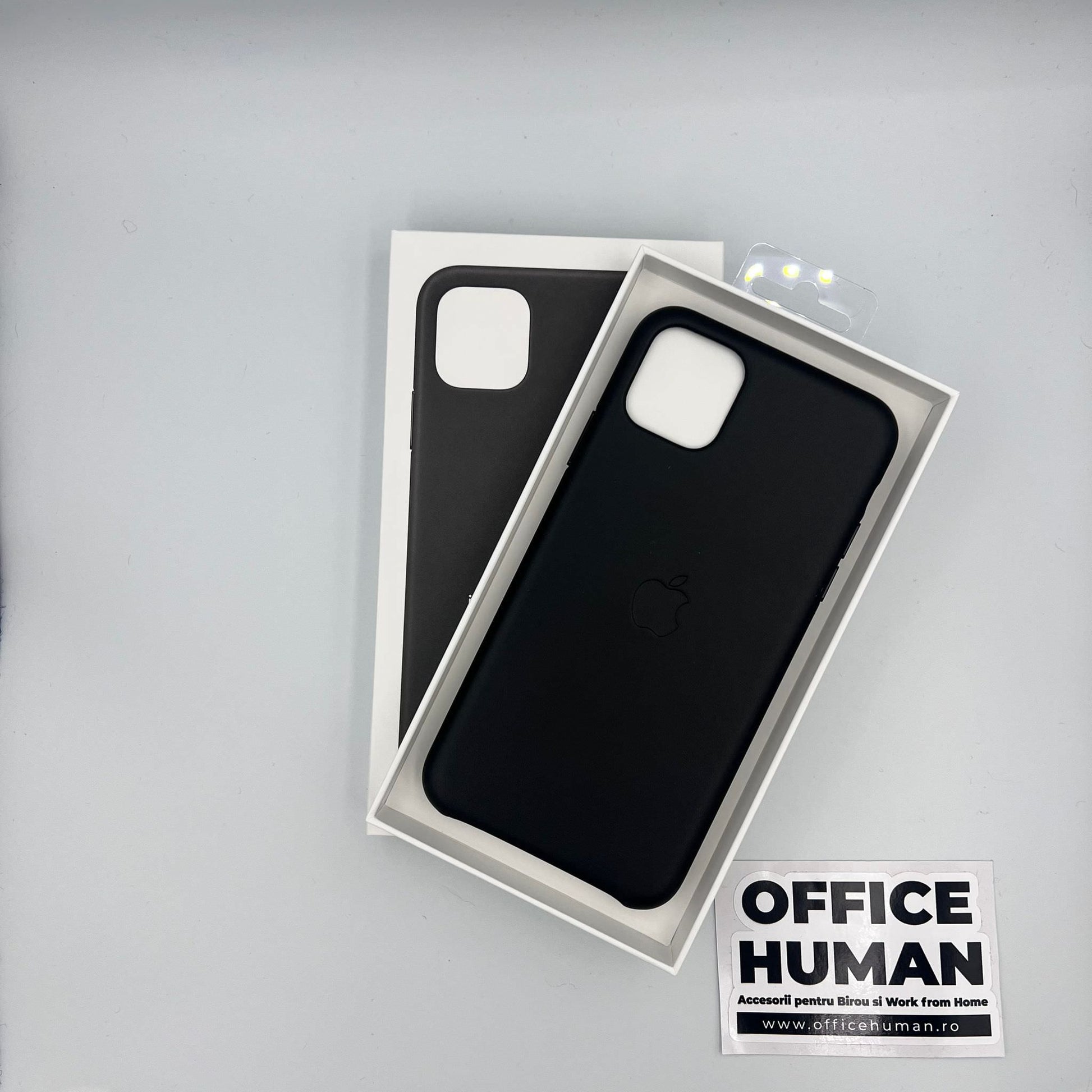Husa Piele Naturala Apple pt. iPhone 11 Pro Max Black - MX0E2ZM/A Originala - 190199287655 - 6