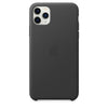 Husa Piele Naturala Apple pt. iPhone 11 Pro Max, Black - MX0E2ZM/A, Originala, Resigilat