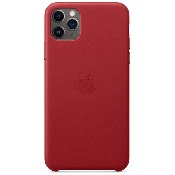Husa Piele Naturala Apple pt. iPhone 11 Pro Max Red - MX0F2ZM/A Originala - 190199287686 - 6