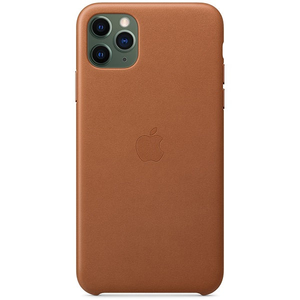 Husa Piele Naturala Apple pt. iPhone 11 Pro Max Saddle Brown - MX0D2ZM/A Originala - 190199287624 - 6