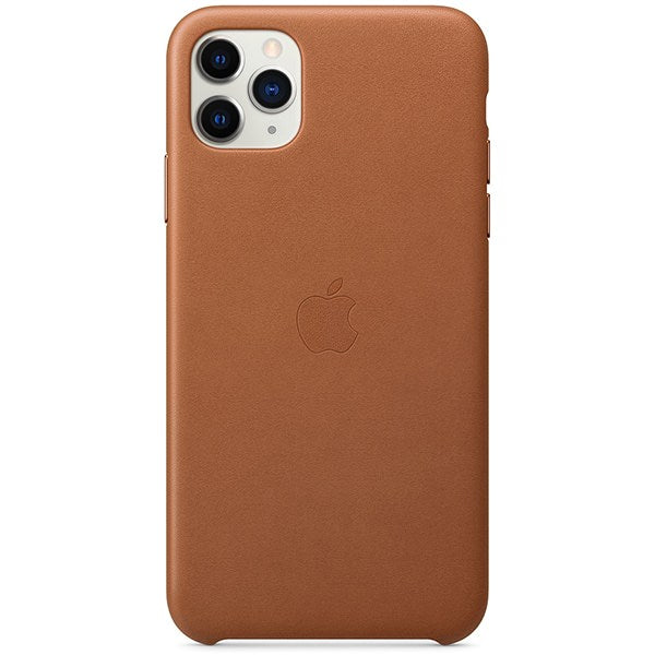 Husa Piele Naturala Apple pt. iPhone 11 Pro Max Saddle Brown - MX0D2ZM/A Originala Resigilat - MX0D2ZM/A-A - 190199287624 - 1
