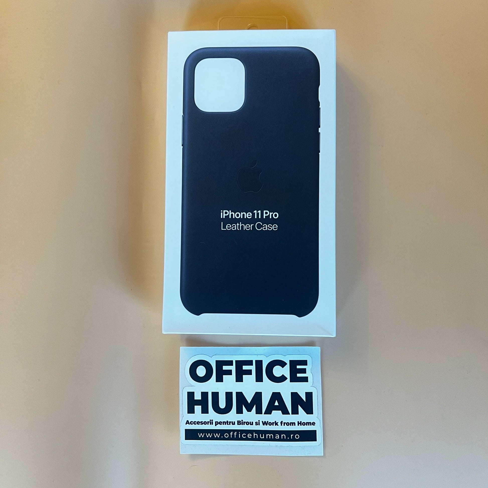 Husa Piele Naturala Apple pt. iPhone 11 Pro Midnight Blue - MWYG2ZE/A Originala - 190199269583 - 2